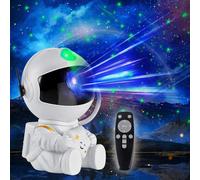Astronaut Galaxy Projector- Remote Control Timer 360° Adjustable Space Projector-Sky Galaxy Nebula Star Night Light Projection Lamp.