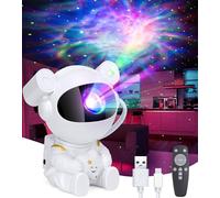 Astronaut Galaxy Projector, Spaceman Light Projector with Timer, Remote Control 360°Adjustable Space Projectors, Galaxy Star Projectors Starry Night Light for Bedroom Kids Adults Room Decor