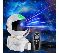 Astronaut Galaxy Star Projector - Starry Night Light with Remote Control Timer, 360° Adjustable for Christmas, Birthdays, Valentine's Day