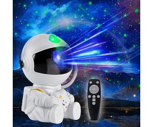 Astronaut Galaxy Star Projector - Starry Night Light with Remote Control Timer, 360° Adjustable for Christmas, Birthdays, Valentine's Day