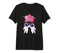Astronaut Galaxy Walker Floating Through Space Design Premium T-Shirt