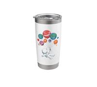 Astronaut Galaxy Walker Floating Through Space Design Stainless Steel Insulated Tumbler