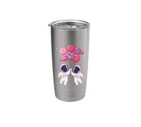 Astronaut Galaxy Walker Floating Through Space Design Stainless Steel Insulated Tumbler