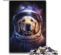 Astronaut Golden Retriever 2000 Piece Jigsaw Puzzles, for Educational Game Challenge Toy Birthday Present, Gifts, Wall Art (70x100cm)