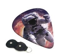 Astronaut Guitar Picks 6-Pack - Pick Set (0.46mm / 0.71mm / 0.96mm) Suitable For Guitar And Ukulele Playing