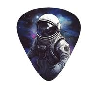 Astronaut Guitar Plectrums, 12 Pcs Lightweight Guitar Plectrums, 0.46mm/0.71mm/0.96mm Thickness For Acoustic Guitar Acoustic Electric Guitar Ukulele Bass