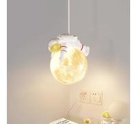 Astronaut Hanging Lights Led 3D Planet Moon Suspension For 's Room Ceiling Hanging Lamp Middle Century Chandelier For Cute For Girls Boys Cha, RVVU