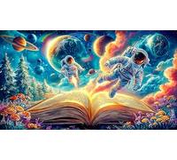 Astronaut-holding-a-melting-planet-in-space Adult Jigsaws 1000Pc Educational Game Decompression Fun Present for Home for Adults and Kids Age 12 Years + Beautiful Decoration Puzzle 38x26/1000pcs