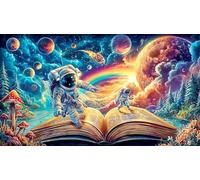 Astronaut holding a melting planet in space Puzzle for Adults 1000 Piece - Fun Present Family Game Wall Decoration & Educational Gift 38x52/1000pcs