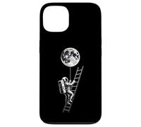 Astronaut Holding Earth Balloon Black and White Space Art Case for iPhone 13