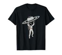 Astronaut Holding Planet Solar System Galaxy'a Space Cosmic T-Shirt