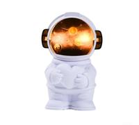 Astronaut Humidifier USB Desktop Device 220mL Silent Mist Maker for Bedroom Office Dorm Room Air Moisturizer Decor White(B)