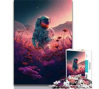 Astronaut in Beautiful Landscape Jigsaw Puzzles for Adults 1000 Jigsaws,Challenging Game Gifts for Is Ideal As A Gift for The Whole Family (38x26cm)