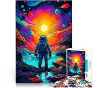 Astronaut in Cosmic LandscapeJigsaw Puzzles 1000 Piece for teenagers Brain Teaser Every Piece is Unique - Challenging Family Fun Game 38x26cm