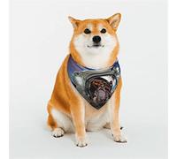 Astronaut in Outer Space Dog Bandanas,Triangle Reversible Pet Scarf for Boy and Girl,Bandana for Small Medium Large and Extra Large Dogs Medium