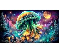 Astronaut-in-Space 1000-Piece Jigsaw Puzzle Old Kids Birthday Presents Challenging & Brainteasing 75x50cm/1000pcs