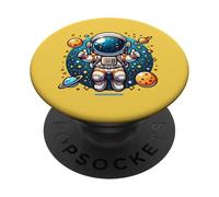 Astronaut in Space Space All Gifts Cosmos Lovers PopSockets Adhesive PopGrip