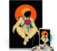 Astronaut in SpaceJigsaw Puzzles 1000 Pieces for teenagers learning educational Every Piece is Unique - Challenging Family Fun Game 38x26cm