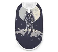 Astronaut in Spaces Print Pet Clothes T Shirt Pets Clothing Vests Tee Tops Dogs Costume Coat For Dog Cat XL