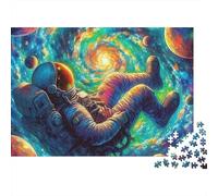 Astronaut Jigsaw Puzzle 1000 Pieces Adults Teens Stress Relief Challenging Poster Guide Recycled Board 70x50cm/1000pcs