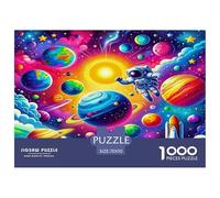 Astronaut Jigsaw Puzzles for Adults 1000, Family Puzzle Game,1000 Piece Jigsaw Puzzles for Adults Gifts,Puzzle Game for The Whole for Women, Gifts for Men Absolutely Stunning