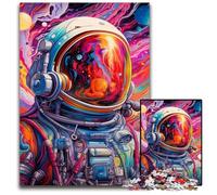 Astronaut Jigsaw Puzzles for Adults, 1000 Piece Wooden Jigsaw Puzzles for Adults Challenging Brain Teaser for Teenagers, Family Game Night Fun 50x75CM/19.68x29.52inch