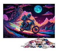 Astronaut JigsawPuzzle 1000 Pieces for Adults Challenging Puzzles Brain Teaser, Adult Game, Family Interactive Activity 26X38CM/10.23x14.96inch