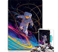 Astronaut JigsawPuzzle 1000 Pieces for Teenagers,Challenging To Complete But Fun And Humorous Birthday Present,Gifts,Wall Art (50x75cm)