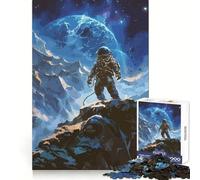 Astronaut Journey for Adults 1000 Piece Jigsaw Puzzle Logic Practice Peaceful Recreation Clean Edges Lovely Gift (38X52CM)