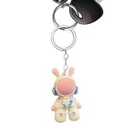Astronaut Keychain - Pendant Space Rabbit Keychain - Portable Keychain Accessories, Birthday Party Favors for Car Zorq, Ladies Space Bunny, 1