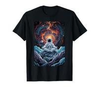 Astronaut Meditates in Space Journey to Inner Cosmos Dream T-Shirt