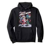 Astronaut Mission Jingle Moon Space Christmas Holiday Pullover Hoodie