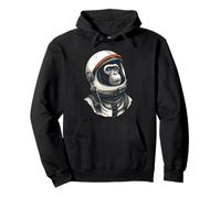 Astronaut Monkey - Cosmic Ape Retro Space Art Pullover Hoodie