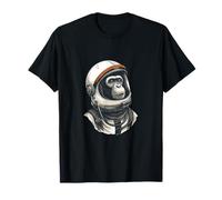 Astronaut Monkey - Cosmic Ape Retro Space Art T-Shirt