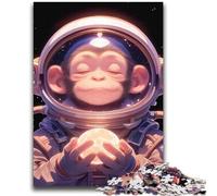 Astronaut Monkey Jigsaw Puzzles for Adults 2000 Piece,Stress Reliever Difficult Challenge Deal As Gifts for The Whole Family (70X100cm)