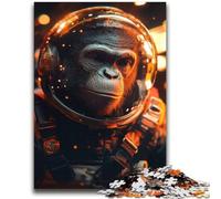 Astronaut Monkey Jigsaw Puzzles for Teenagers 2000 Piece Puzzle,Educational Games Home Decoration Suitable for Desktop Decoration (70X100cm)