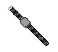 Astronaut Moon Swing Planets Spacees Galaxy Watch Band Compatible with Apple Watch Silicone Watch Straps Replacement Straps