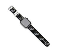 Astronaut Moon Swing Planets Spacees Galaxy Watch Band Compatible with Apple Watch Silicone Watch Straps Replacement Straps