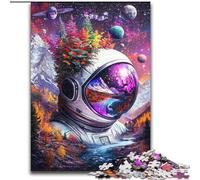 Astronaut Mountains 1000 Pieces Jigsaw Puzzle for Adults& Teens, Challenging Game And Family Play Artists Collection, Fine Art for Age 14 Years Up (26x38cm)