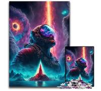 Astronaut Mystical Worlds1000 Piece Jigsaw Puzzles for Adults Challenging Puzzles Home Decor Brain Teaser Game for Teenagers & Family Interaction 1000 PCS(75x50cm)