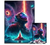 Astronaut Mystical Worlds1000 Piece Jigsaw Puzzles for Adults Paper Puzzles for Teenagers & Teens Ideal Birthday 1000 PCS(38x26cm)