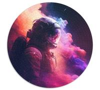 Astronaut Nebula Adult Jigsaw Puzzles 1000 Pieces Cardboard Puzzles Family Activity, DIY Home Decor, 67.5x67.5cm