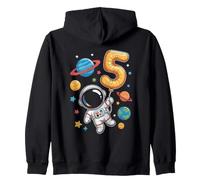 Astronaut Number Five Space Explorer Kids Zip Hoodie