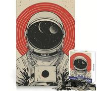 Astronaut of The Universe Jigsaw Puzzles for Adults 1000 Piece Thought Training Slow Leisure Uniform Cut Xmas Present (50X75CM)