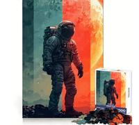 Astronaut on A Planet Surface Jigsaw Puzzles for Adults1000 Pieces Sharp Mind Mindful Leisure Firm Fit Joyful Xmas (50X75CM)