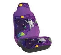 Astronaut on Mission in Outer Space Car Seat Covers, Automotive Seat Covers for Cars, SUVs and Trucks, Car Seat Covers Front Seats, Car Seat Protector, Car Accessories for Women Men