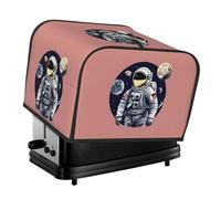 Astronaut On The Moon 1 Print 4-Slice Toaster Cover Dustproof Waterproof Kitchen Appliance Shield Daily Usability