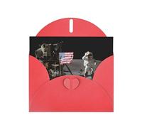 Astronaut On The Moon Thank You Card Envelope 4x6 Inch Wedding Baby Shower Thank You Bride Shower Business Birthday.