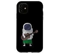 Astronaut Outer Space Ukulele Luau Cute Funny Hawaii Case for iPhone 11