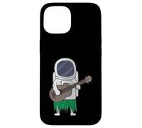 Astronaut Outer Space Ukulele Luau Cute Funny Hawaii Case for iPhone 15